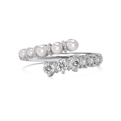 Bague ajustable Perle