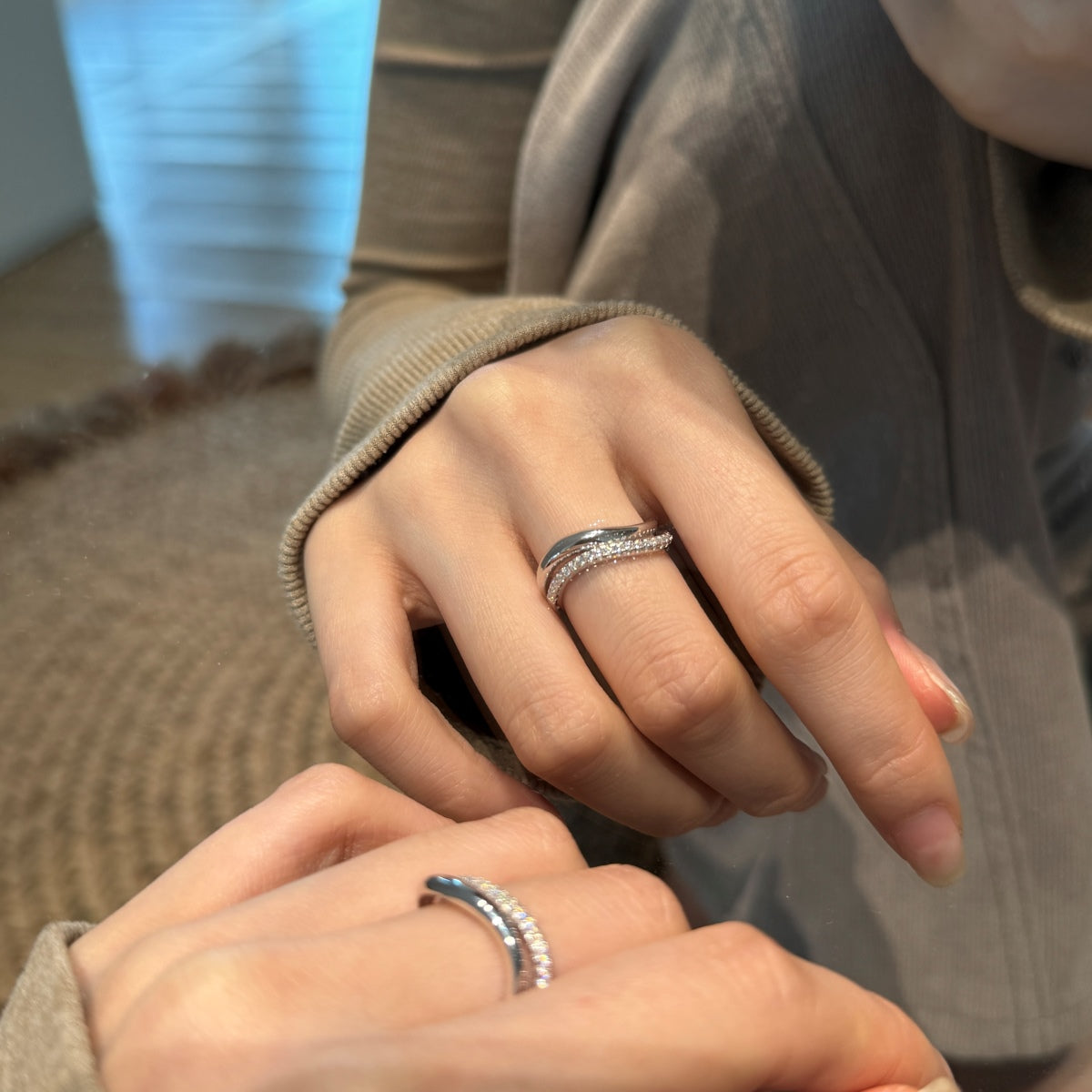 Bague Éclat Bleu – Orizyu - Main Image