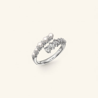 Bague ajustable Perle