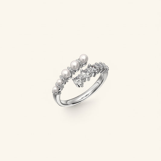 Bague ajustable Perle