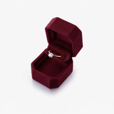 Ecrin à bague en velours - 1 bague